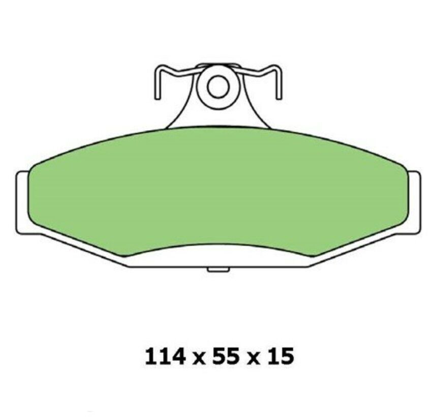 Protex Blue Brake Pad Set Rear For FPV GT BA 5.4L V8 BOSS 290, 32V 4D Sedan