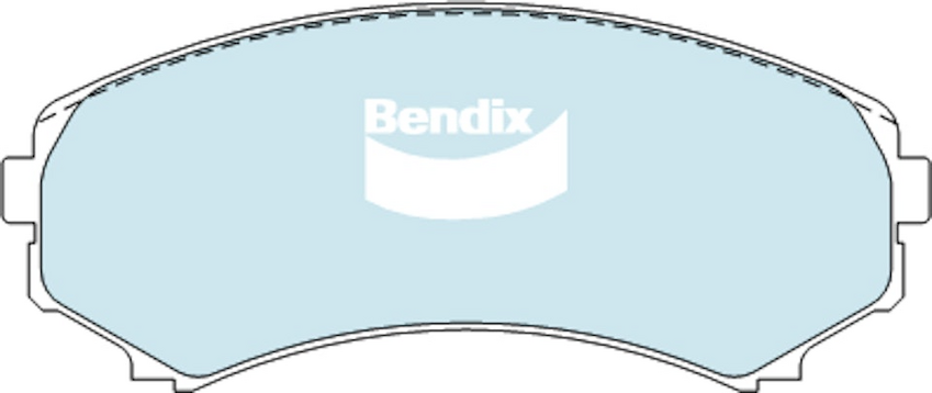Bendix Heavy Duty Brake Pad Set Front - DB1388-HD