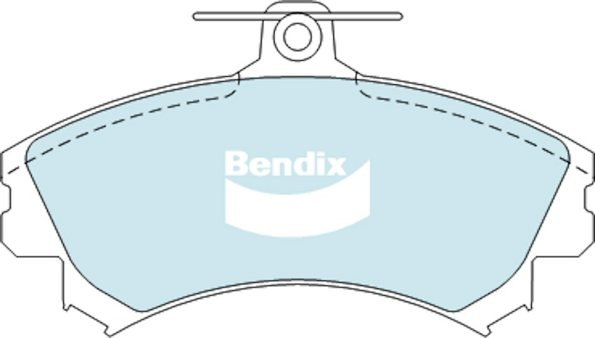 Bendix General CT Brake Pad Set Front For Proton Impian - Waja 1.6L FWD Sedan