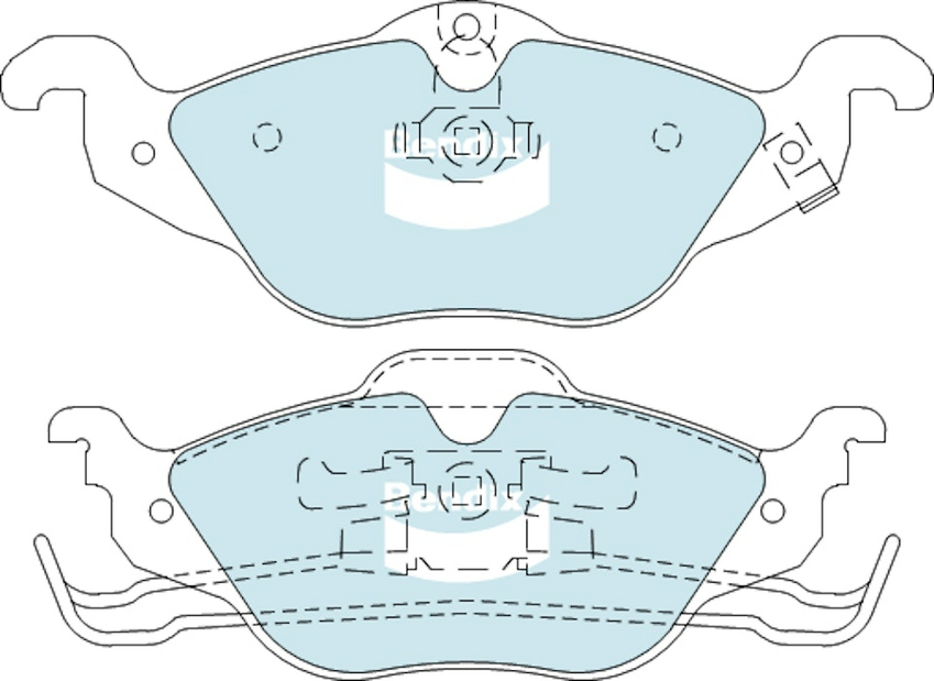Bendix General CT Brake Pad Set Front For Holden Astra 1.8 i [TS] 1.8L FWD