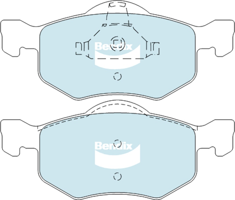 Bendix 4WD Brake Pad Set Front For Mazda Tribute EP 2.0L/3.0L V6 2001-2004