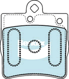 Bendix Heavy Duty Brake Pad Set Rear - DB1428-HD