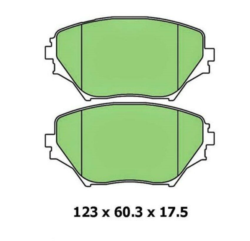 Protex Brake Pad Set Front For Toyota RAV4 2.0L/2.4L/1.8L 2AZFE 1AZFE 1AZFSE