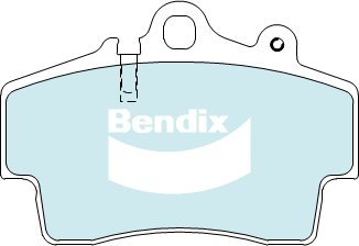 Bendix Ultimate Brake Pad Set Front - DB1444-ULT
