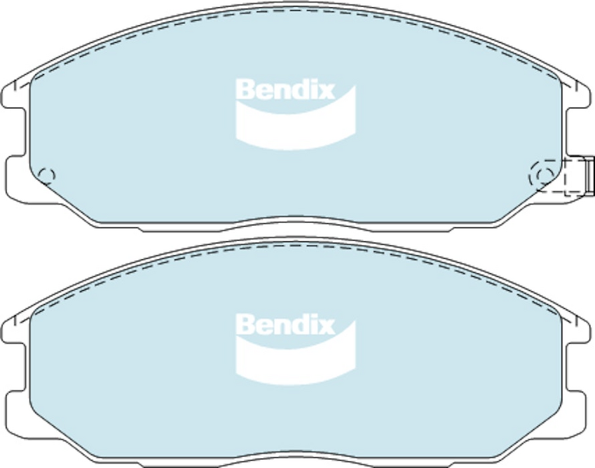 Bendix 4WD Brake Pad Set Front For Ssangyong Rexton [GAB] 2.7L Xdi 2004 - 2012