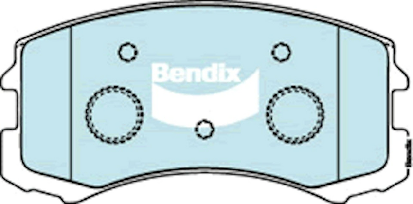 Bendix General CT Brake Pad Set Front For Mitsubishi Lancer [CS6A,CG,CH,CJ,CS7A]