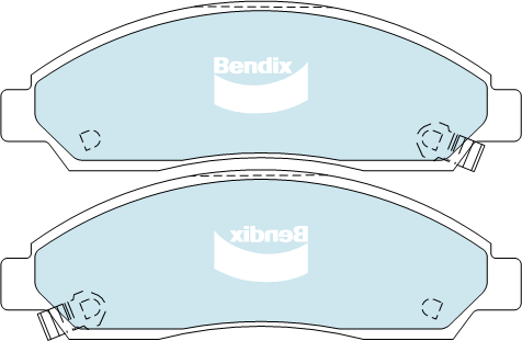 Bendix Heavy Duty Brake Pad Set Front - DB1468-HD