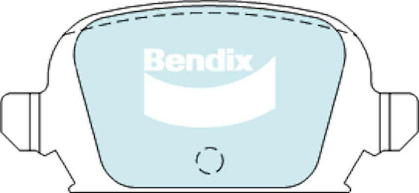 Bendix General CT Brake Pad Set Rear For Holden Barina Efi, Sfi [XC] 1.4L FWD