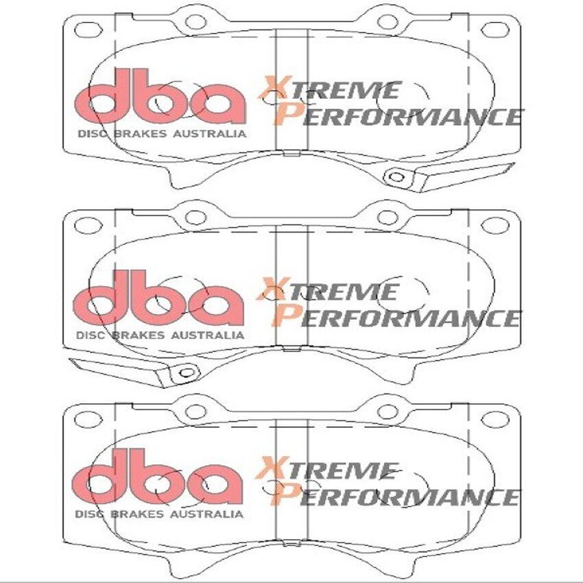 DBA Xtreme Performance Brake Pads Front For Toyota Fortuner 1GDFTV 2.8L GUN166R