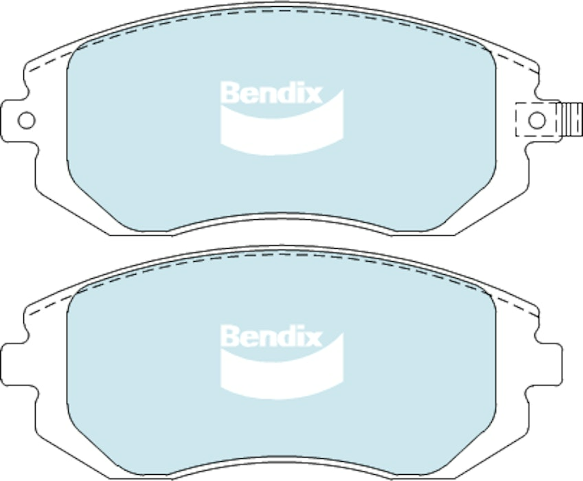 Bendix Ultimate Brake Pad Set Front - DB1491-ULT