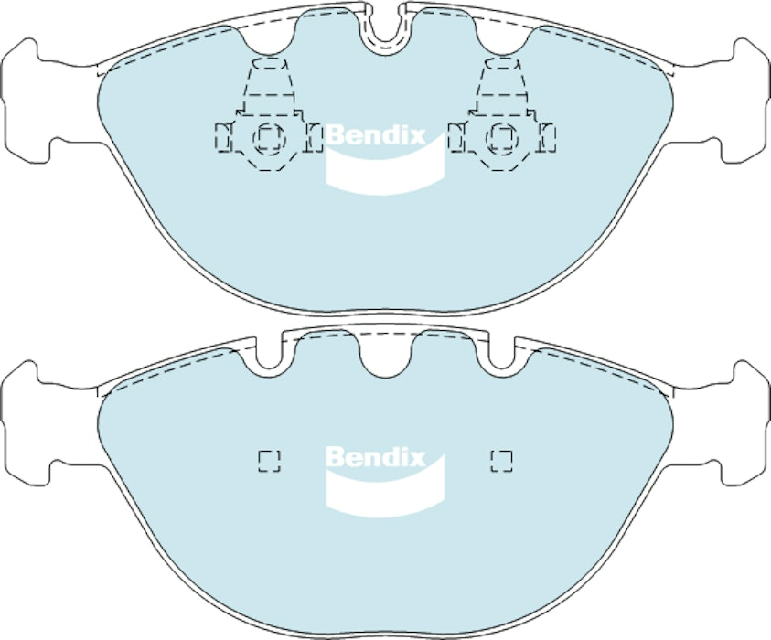 Bendix General CT Brake Pad Set Front For BMW X5 E53 4.4L/4.6L/4.8L AWD SUV