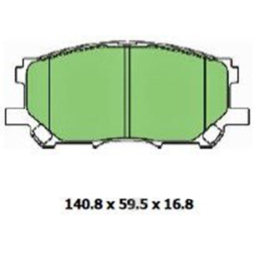 PROTEX 4WD Brake Disc Pads - DB1517F