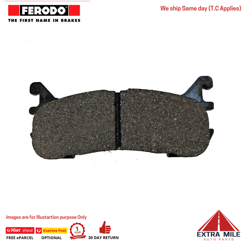 Ferodo Brake Pad Set Front For MAZDA 323 FA4 1/1977 - 10/1985 DB153GP