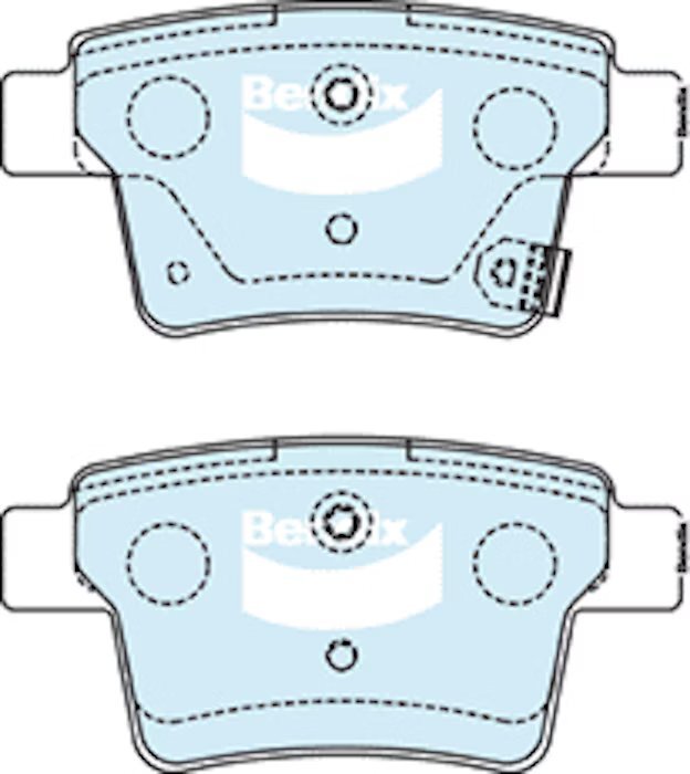 Bendix General CT Brake Pad Set Rear - DB1713-GCT