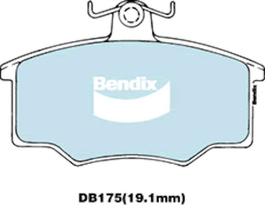 Bendix General CT Brake Pad Set Front For Volvo 340-360 [343,345] 2.0L 1982-1988