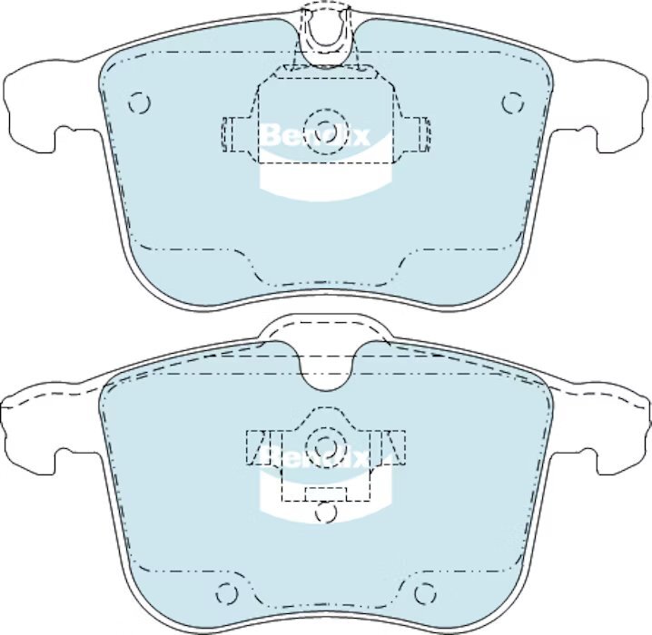 Bendix General CT Brake Pad Set Front - DB1762-GCT