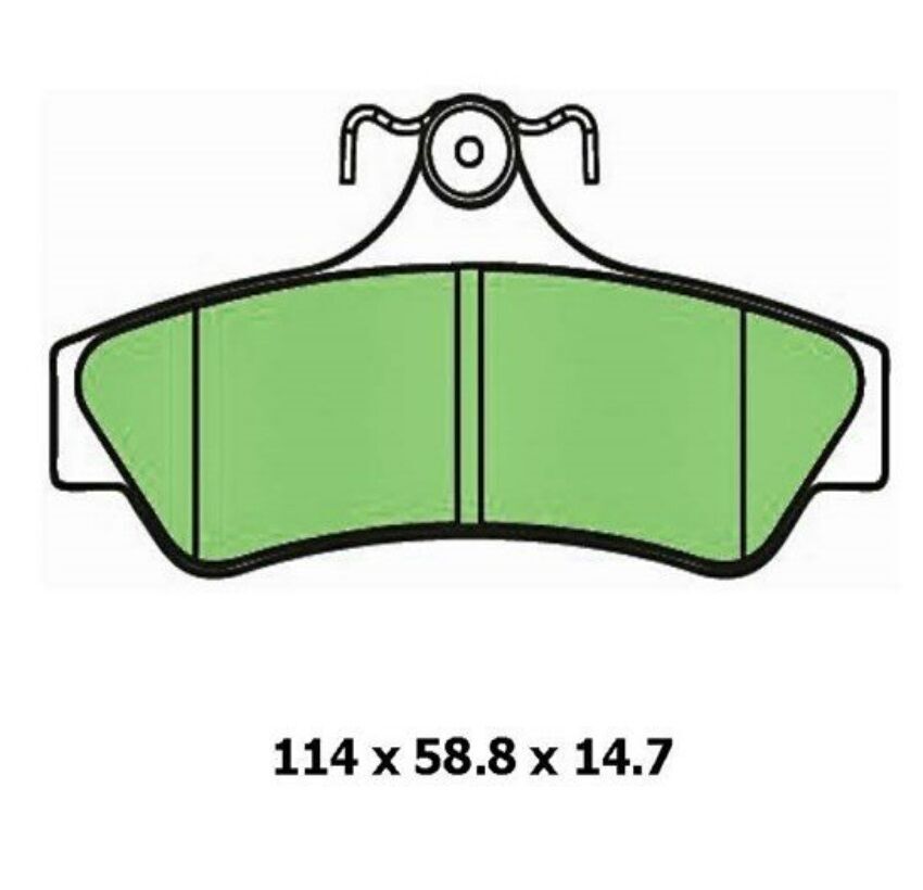 Protex Brake Pad Set Rear For Mitsubishi 380 ES LS LX SX VR-X GT DB 3.8L V6 6G75