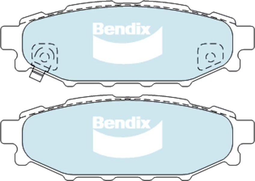Bendix Heavy Duty Brake Pad Set Rear - DB1803-HD