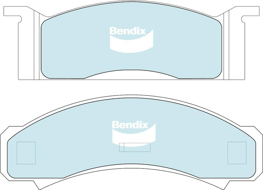 Bendix Heavy Duty Brake Pad Set Front - DB1807-HD