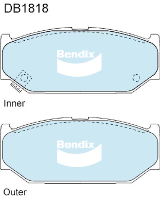 Prima Brake Pad Set Front - DB1818PR