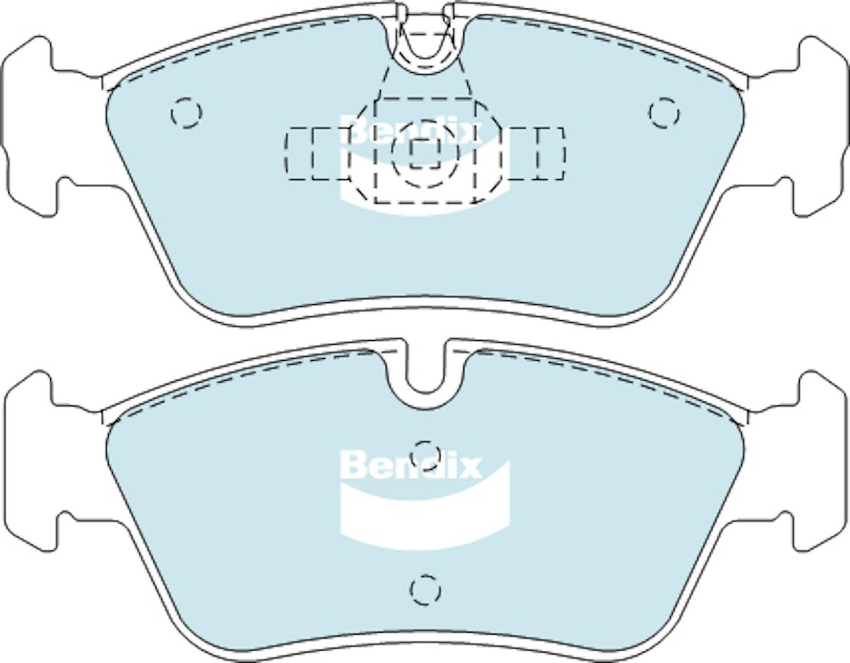 Bendix EURO+ Brake Pad Set Front For BMW 3 [E46, E90, E91, E92] 2.0L 2001-2012