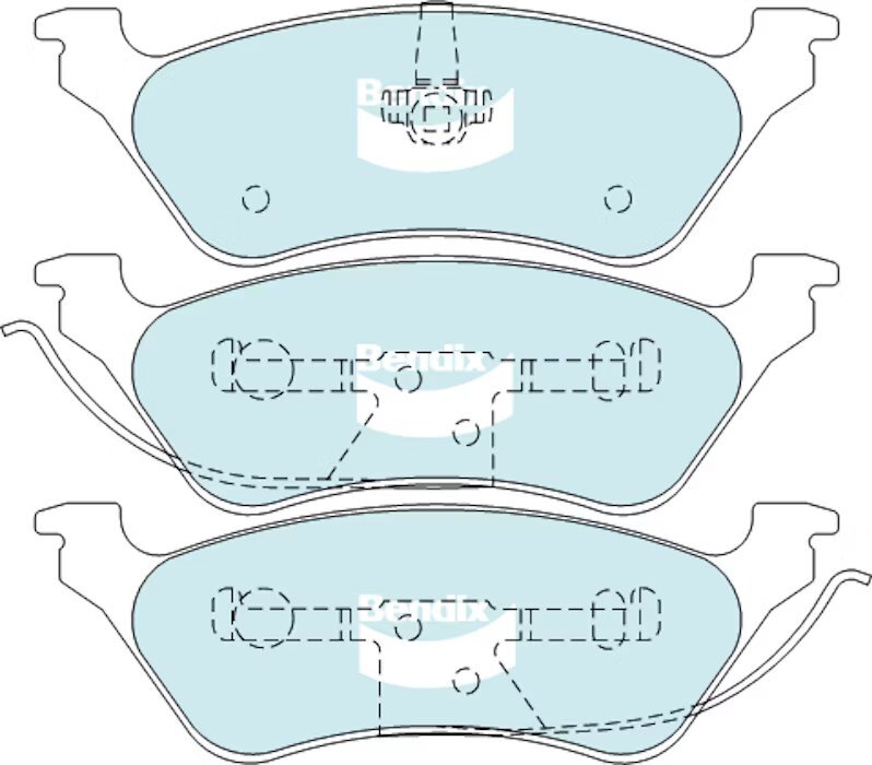 Bendix Heavy Duty Brake Pad Set Rear - DB1853-HD