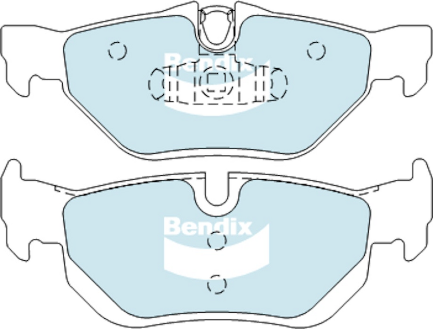 Bendix EURO+ Brake Pad Set Rear For BMW X1 sDrive 18,20,23,28 i,d [E84] 2.0L