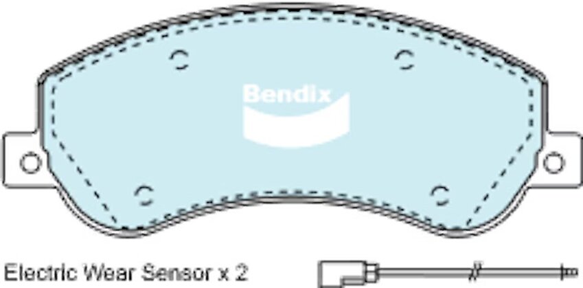 Bendix Heavy Duty Brake Pad Set Front - DB1915-HD