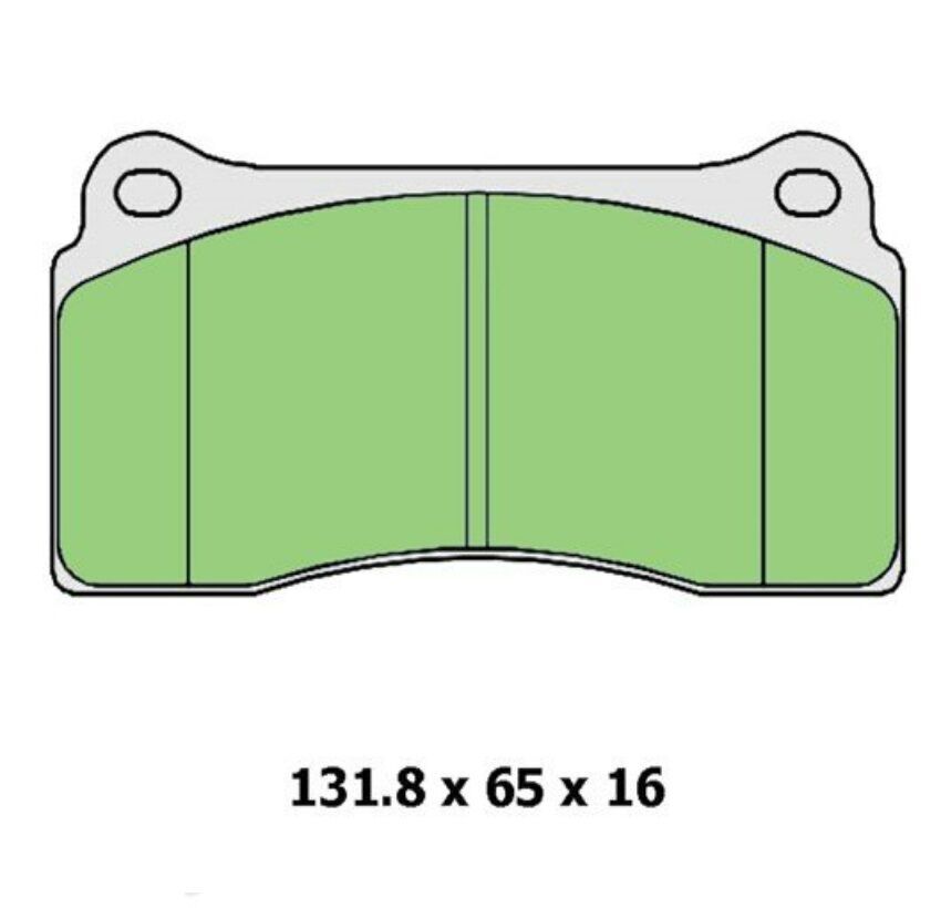 Protex Blue Brake Pad Set Front For Ford Falcon FG FGX 4.0L/5.0L V8 I6 195 270T