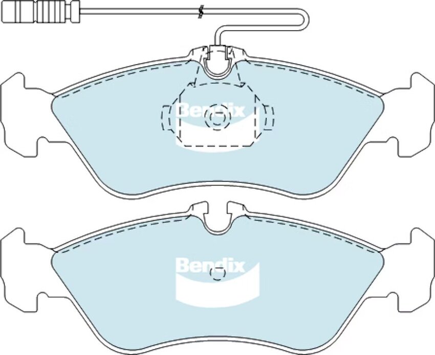 Bendix Heavy Duty Brake Pad Set Rear - DB1960-HD