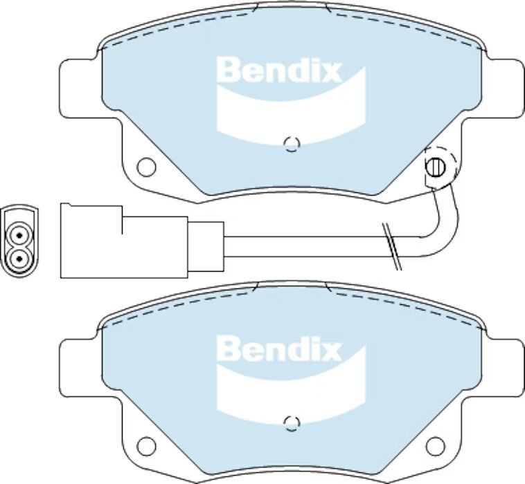 Bendix Heavy Duty Brake Pad Set Front - DB1968-HD