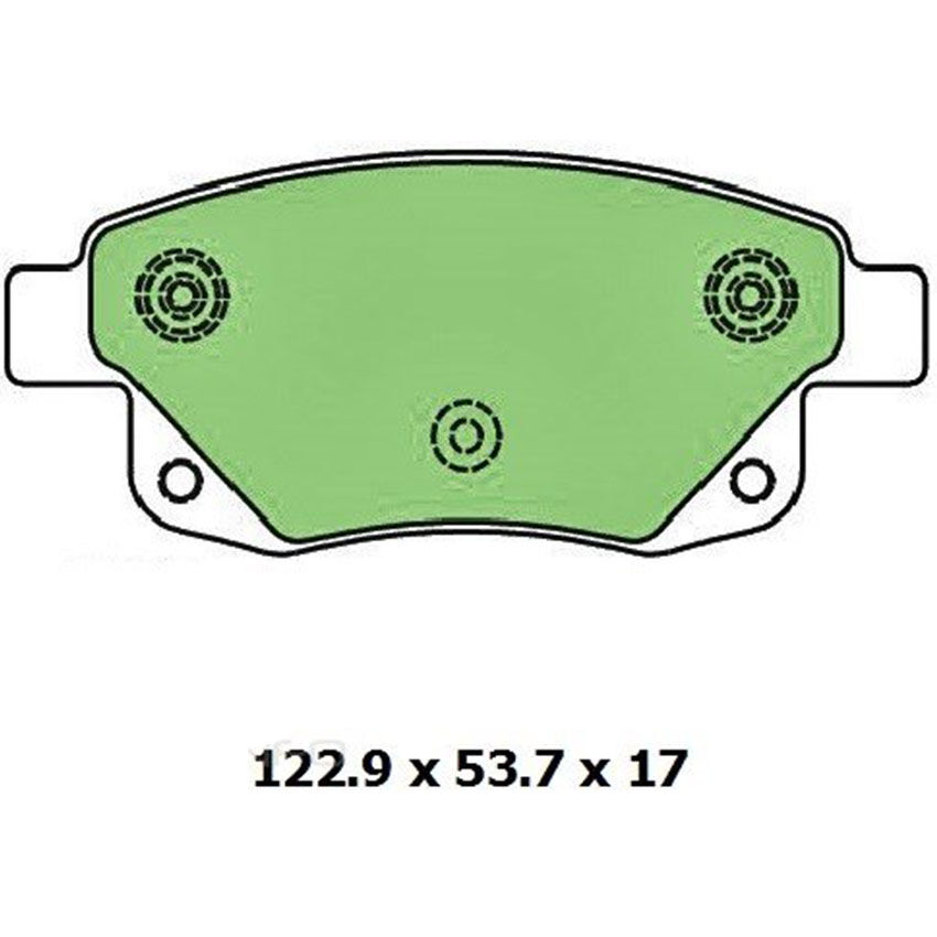 PROTEX Blue Brake Disc Pads - DB1968B