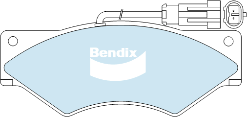Bendix Heavy Duty Brake Pad Set Front - DB1970-HD