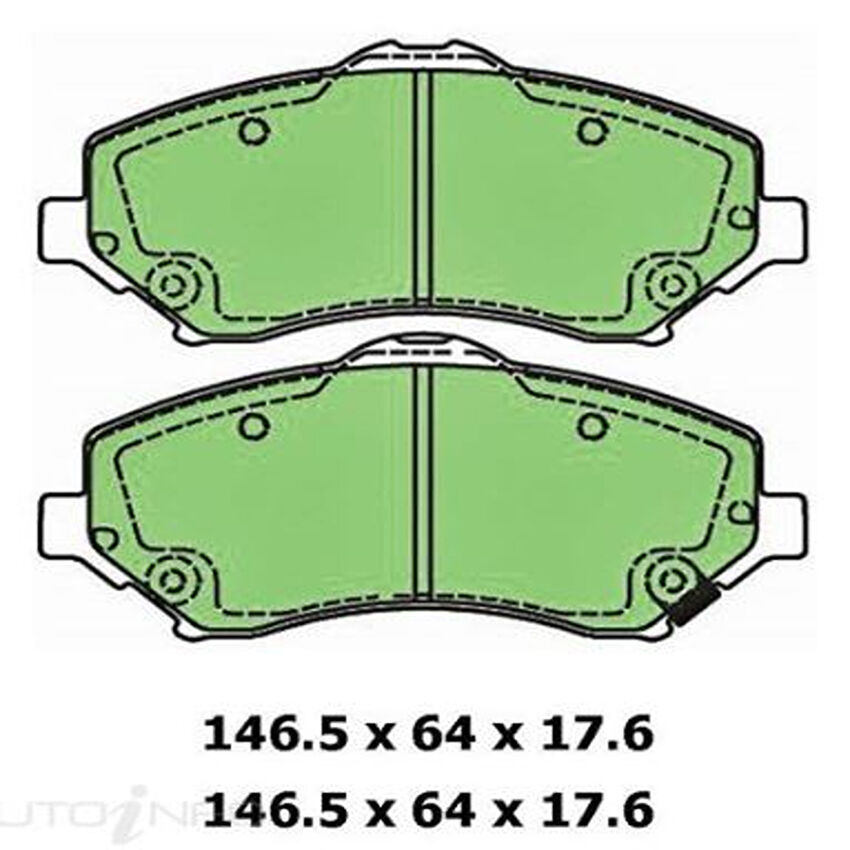 Ultra 4WD Brake Pad - Disc For JEEP CHEROKEE/WRANGLER