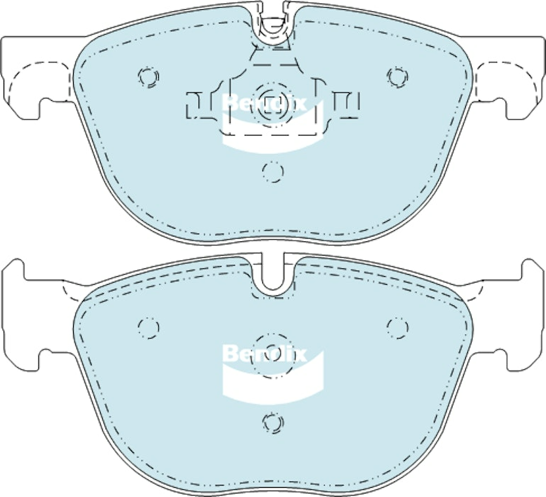 Bendix EURO+ Brake Pad Set Front For BMW  X6 xDrive [E71, E72, F16, F86] 3.0L