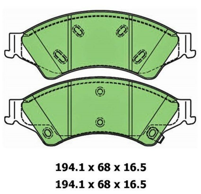 Protex Blue Brake Pad Set Front For Ford Ranger PX1 PX2 PX3 3.2L/2.2L/2.5L/2.0L
