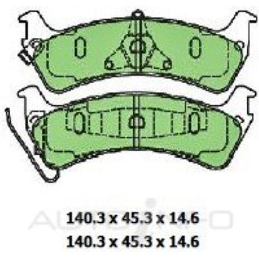 Ultra Ceramic Brake Pad - Rear For FORD EXPLORER 4.0L/4.6L 1996-2001