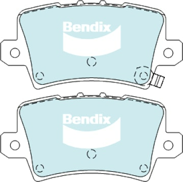 Bendix General CT Brake Pad Set Rear  - DB2177-GCT
