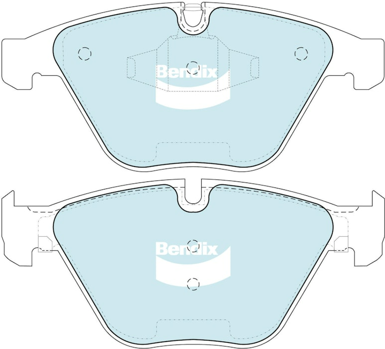 Bendix EURO+ Brake Pad Set Front For BMW 6 [E63, E64] 4.4L/4.8L 45Ci, 50i