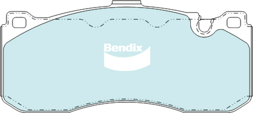 Bendix EURO+ Brake Pad Set Front For BMW 1 [E82, E87, E88] 1.6L/2.0L/3.0L