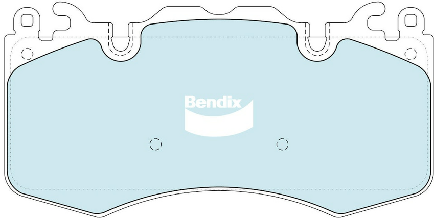 Bendix EURO+ Brake Pad Set Front For LandRover RangeRover [L405 L494 L322 L320] 