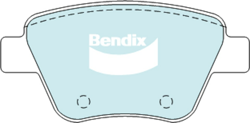 Bendix EURO+ Brake Pad Set Rear For Skoda Yeti [5L] 1.2L/1.4L/1.8L/2.0L TDi, TSi