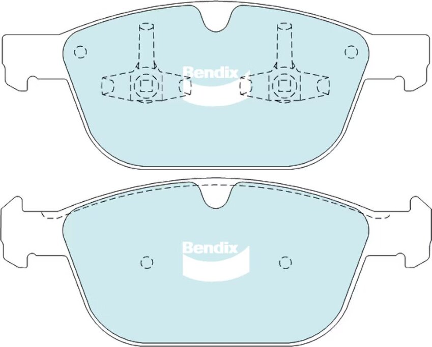 Bendix Heavy Duty Brake Pad Set Front - DB2218-HD
