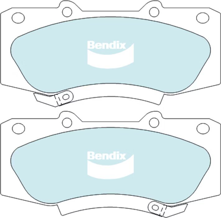 Bendix Heavy Duty Brake Pad Set Front - DB2221-HD
