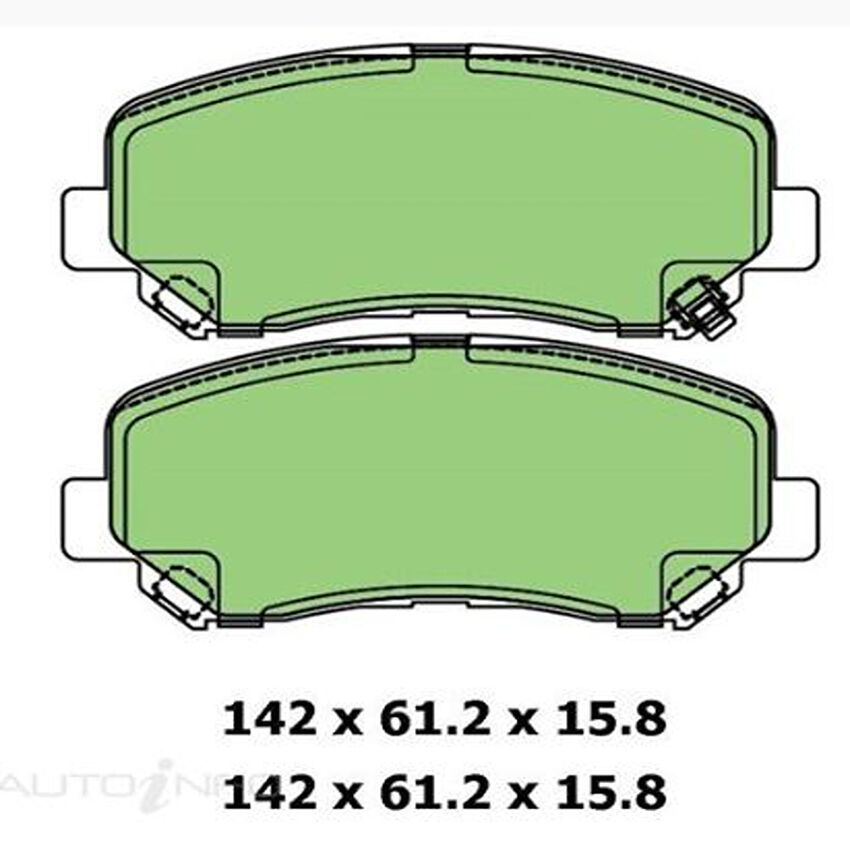 Ultra 4WD Brake Pad - Front Set For MAZDA CX-5 KE/KF 2012 - On