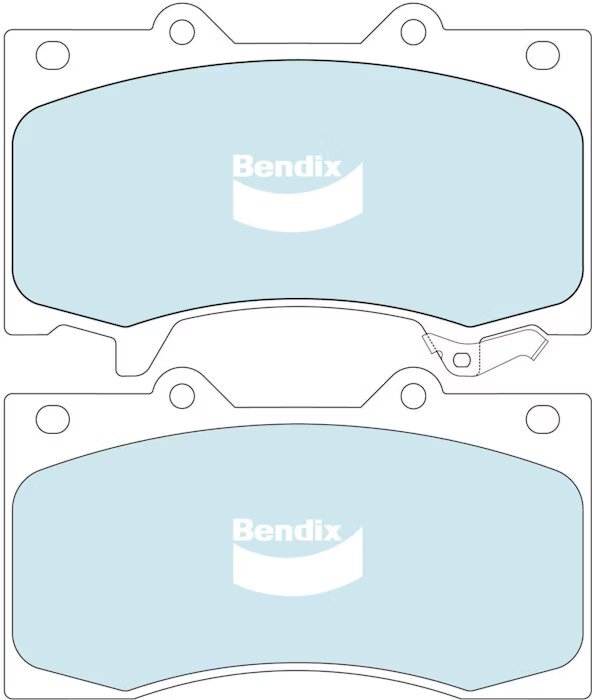 Bendix Heavy Duty Brake Pad Set Front - DB2242-HD