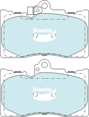 Bendix General CT Brake Pad Set Front  - DB2255-GCT