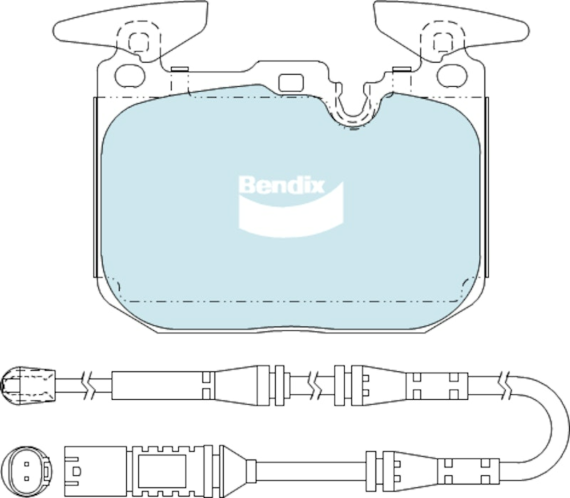 Bendix EURO+ Brake Pad Set Front For BMW i8 hybrid [I12] 1.5L 266kW AWD