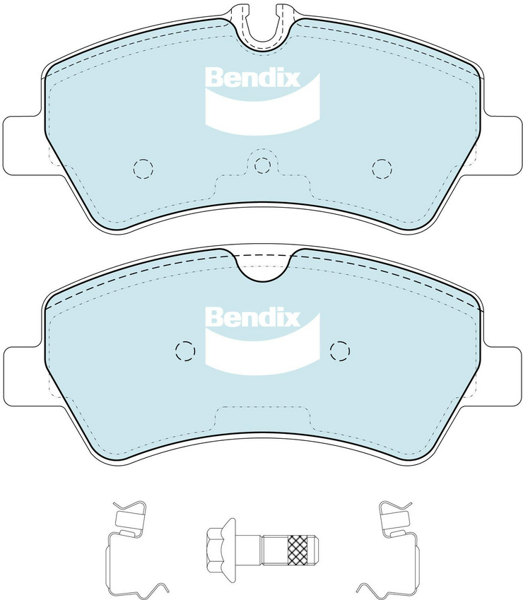 Bendix Heavy Duty Brake Pad Set Rear - DB2329-HD