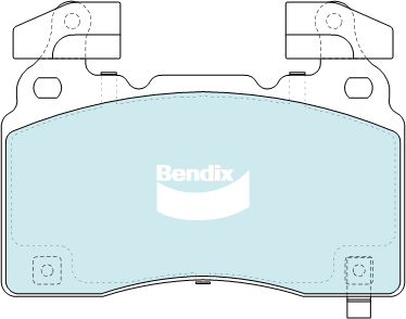 Bendix Ultimate Brake Pad Set Front - DB2358-ULT